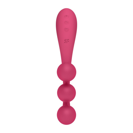 Тройной вибромассажёр Satisfyer Tri Ball 1, красный_8