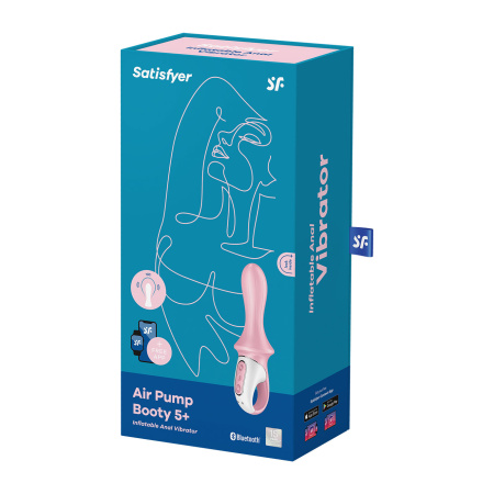 Вибратор Satisfyer Air Pump Booty 5+, розовый_6