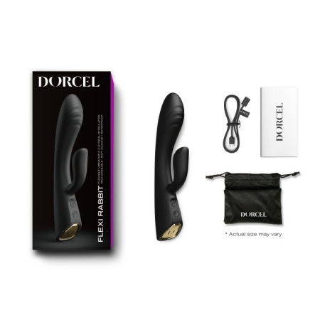 Вибратор кролик Dorcel FLEXI RABBIT, черный_20