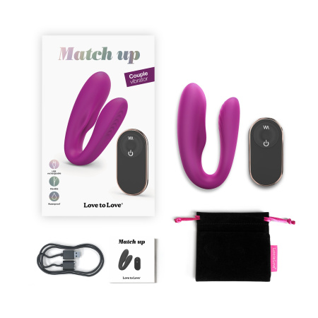 Вибратор в пару Love to Love MATCH UP - SWEET ORCHID_7