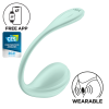 Виброяйцо Satisfyer Smooth Petal, мятный_2
