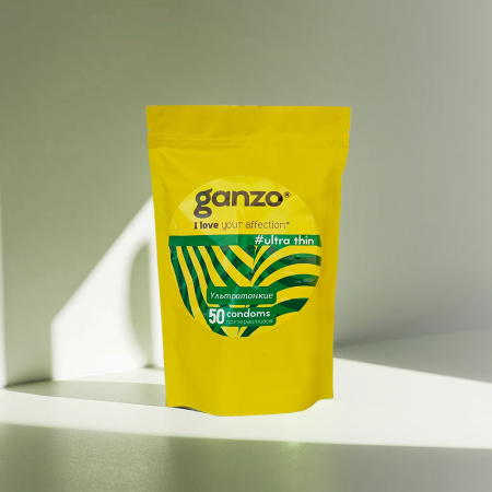 Презервативы Ganzo Ultra thin, ультратонкие, латекс, 18 см, 50 шт_2