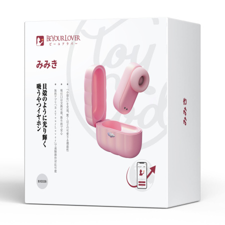 Вакуумный стимулятор BeYourLover Alggie Earphone в виде наушника с управлением через приложение_8