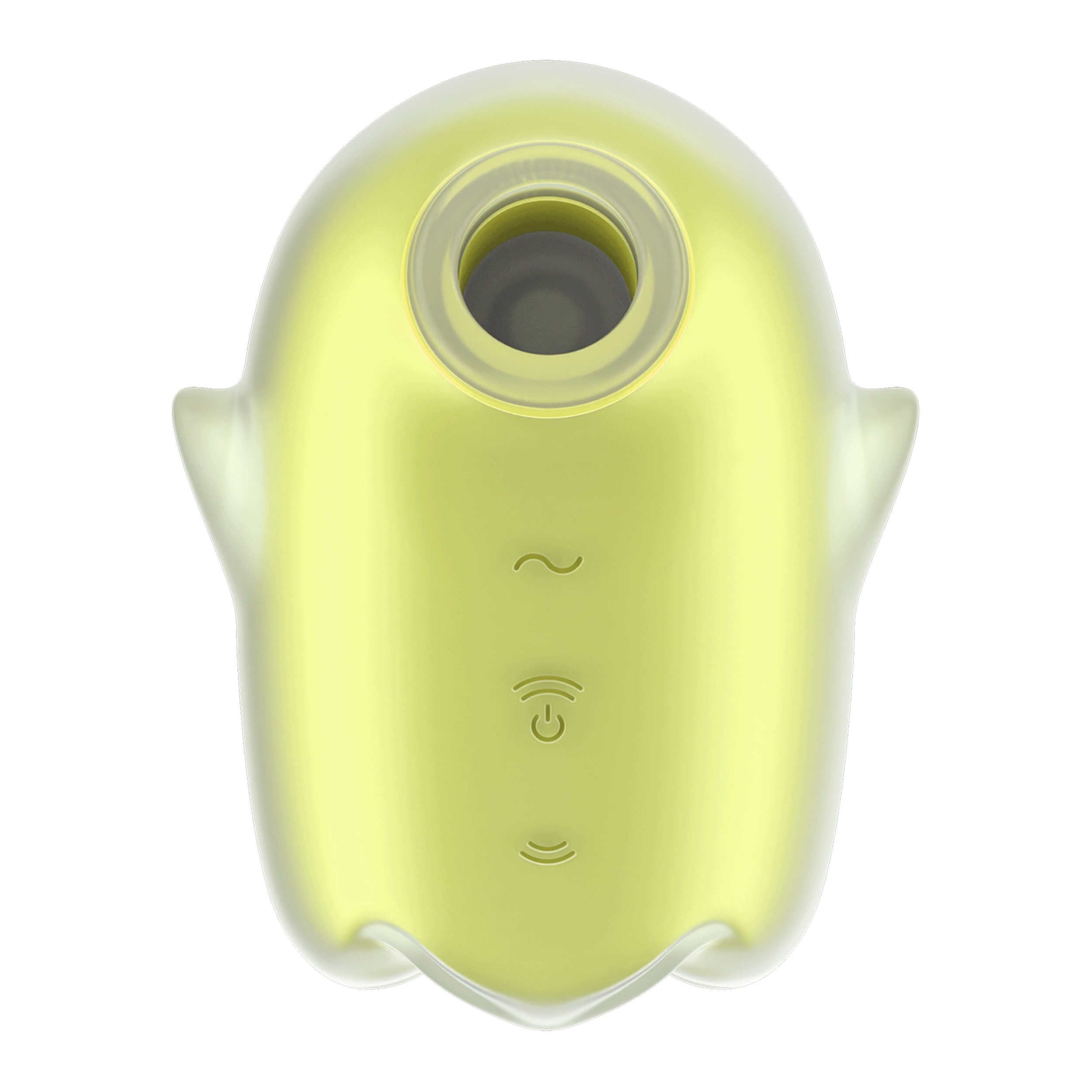 Светящийся вакуумный стимулятор Satisfyer Glowing Ghost, желтый_4