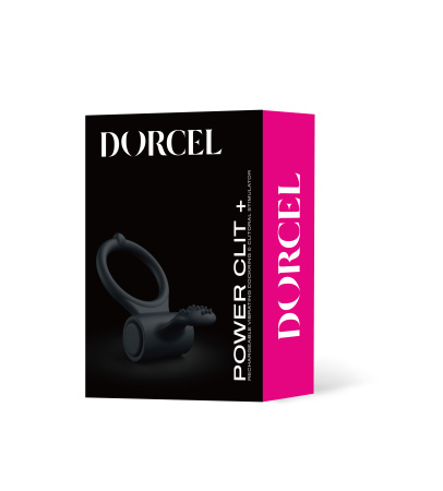 Эрекционное кольцо с вибрацией Dorcel POWER CLIT + на аккумуляторе_1