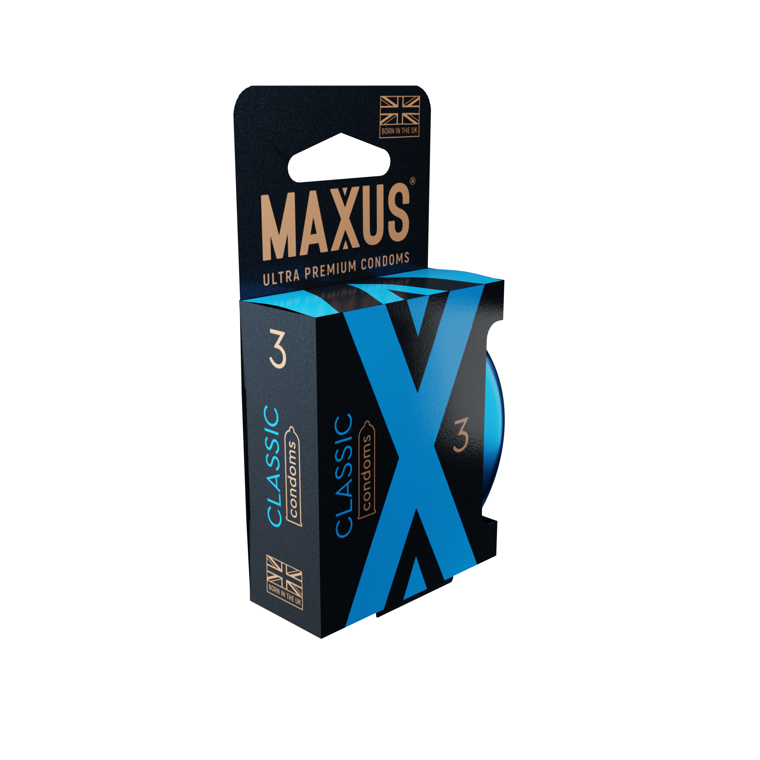Презервативы MAXUS Classic №3 в железном кейсе, классические X-Edition, 3 шт_2