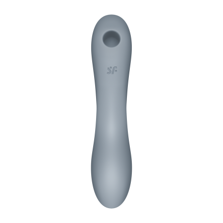 Вакуумно-клиторальный вибромассажер Satisfyer Curvy Trinity 3, серый_8