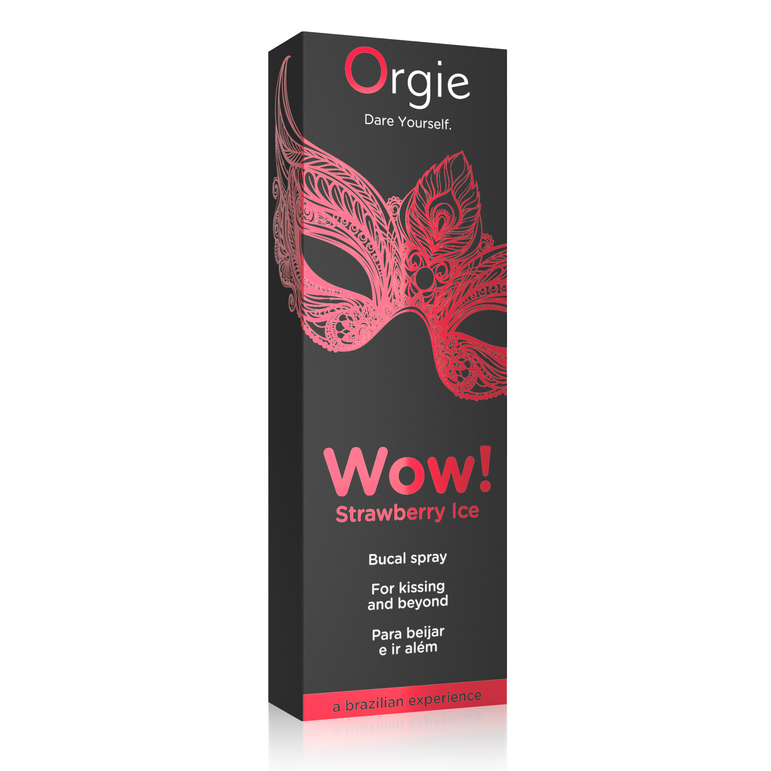Стимулирующий оральный спрей Orgie Wow! Strawberry Ice Bucal Spray, 10 мл_4