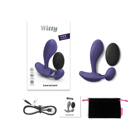 Универсальный вибратор Love to Love WITTY - MIDNIGHT INDIGO_5