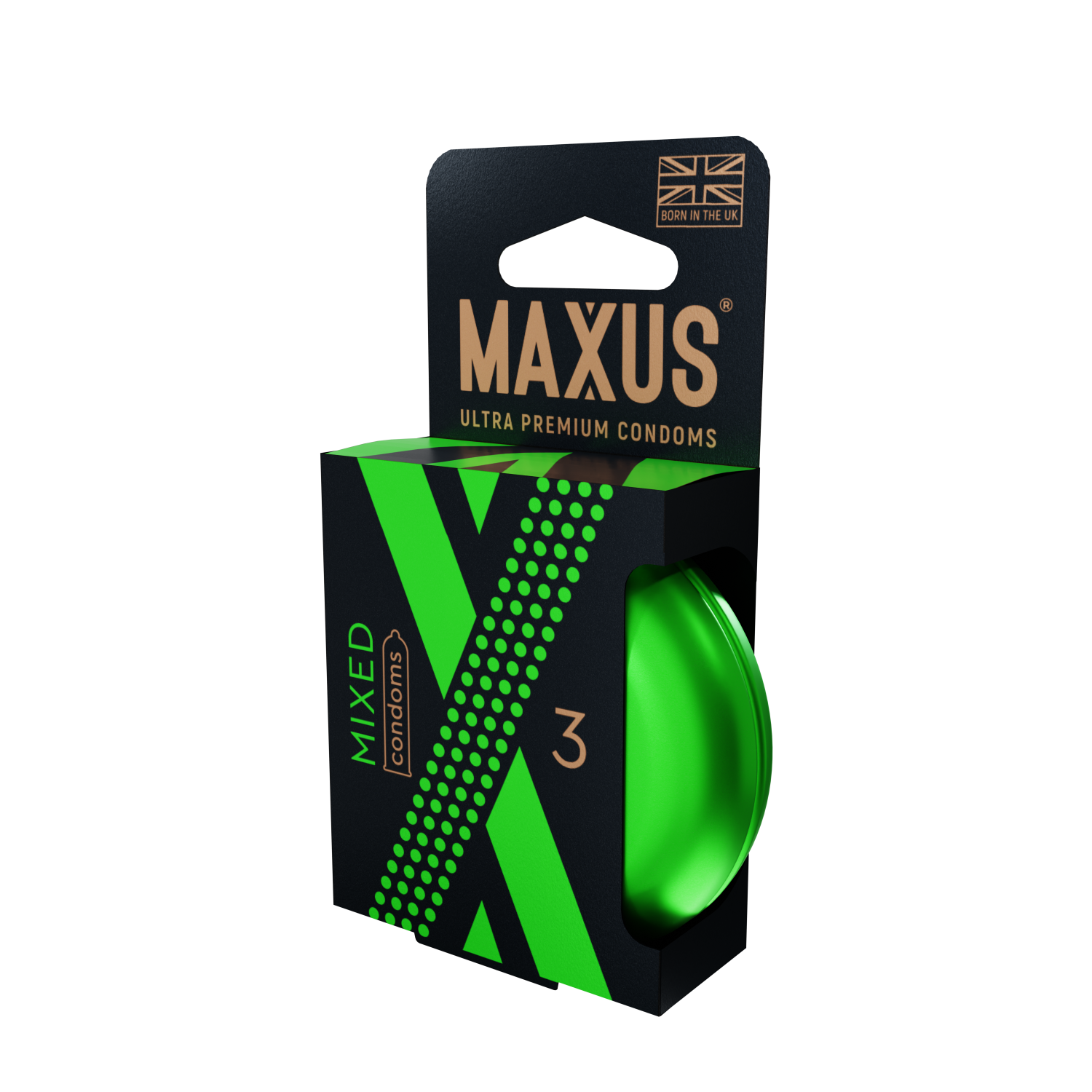 Презервативы MAXUS Mixed №3 в железном кейсе, набор X-Edition, 3 шт_1