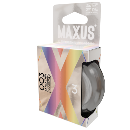 Презервативы MAXUS 003 №3 в железном кейсе, экстремально тонкие, 3 шт_3