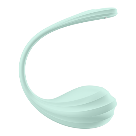 Виброяйцо Satisfyer Smooth Petal, мятный_4