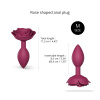 Анальная пробка Love to Love OPEN ROSES M - PLUM STAR_2