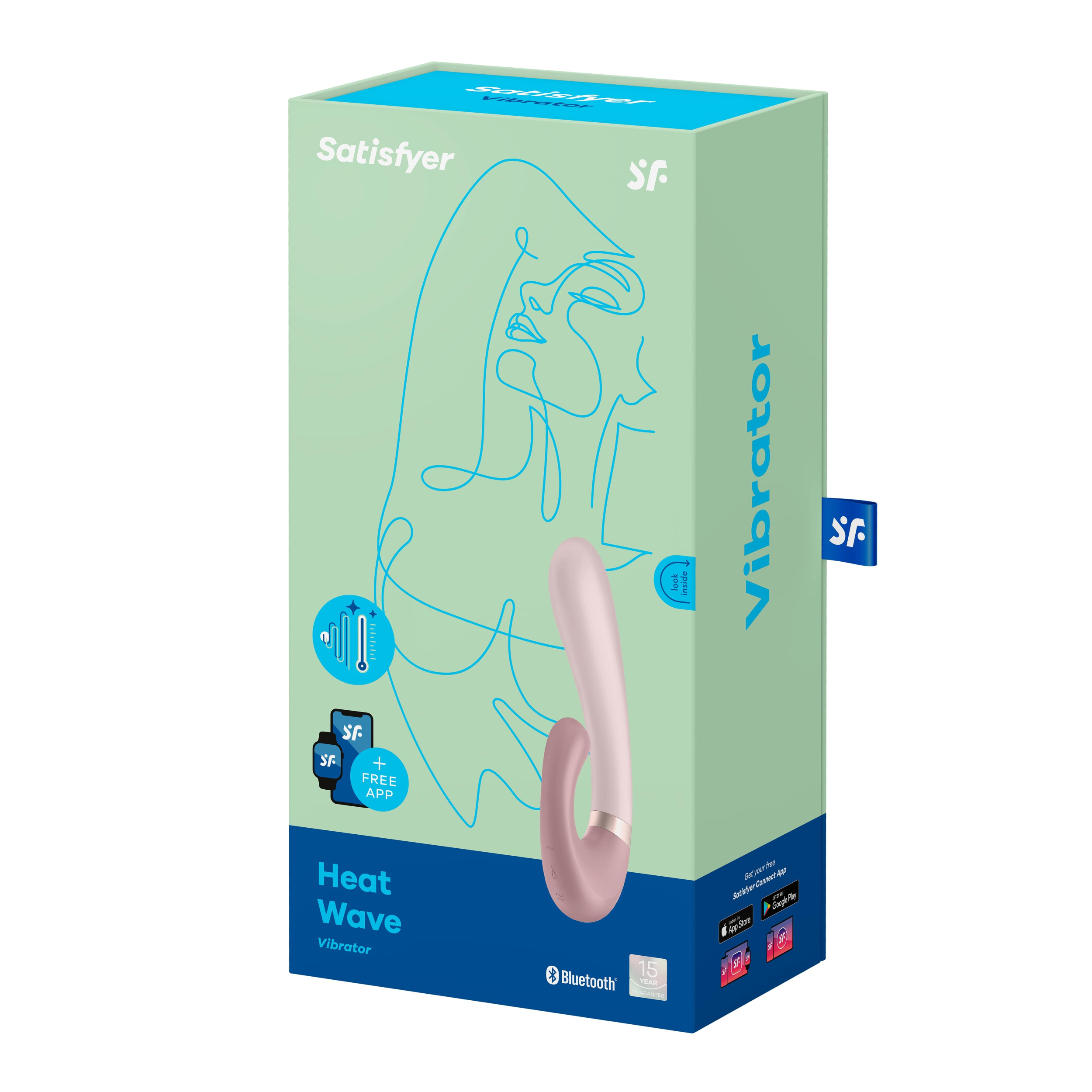 Вибратор-кролик Satisfyer Heat Wave с функцией нагрева, розовый_1