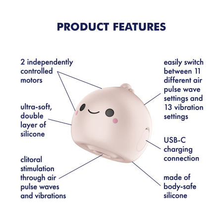 satisfyer-mochi-airpulse-vibrator-beige-product-features