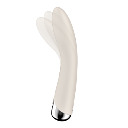 Вращающийся вибратор Satisfyer Spinning Vibe 1, бежевый_3