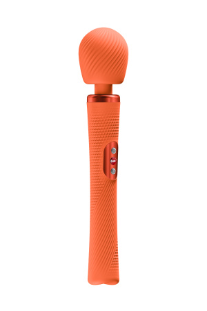 Вибромассажер Fun Factory VIM VIBRATING WAND, силикон, оранжевый, 31,3 см_4
