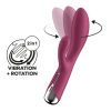 Вибратор кролик Satisfyer Spinning Rabbit 1, красный_1