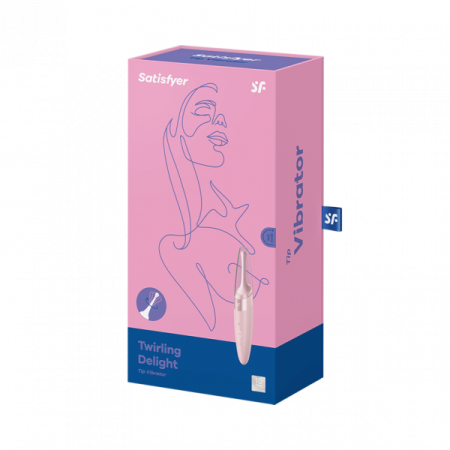 Перезаряжаемый точечный вибромассажер Satisfyer Twirling Delight, розовый_3