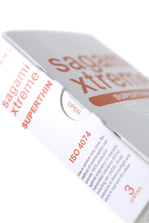 Презервативы Sagami Xtreme 004 ультратонкие латекс 3 шт._6