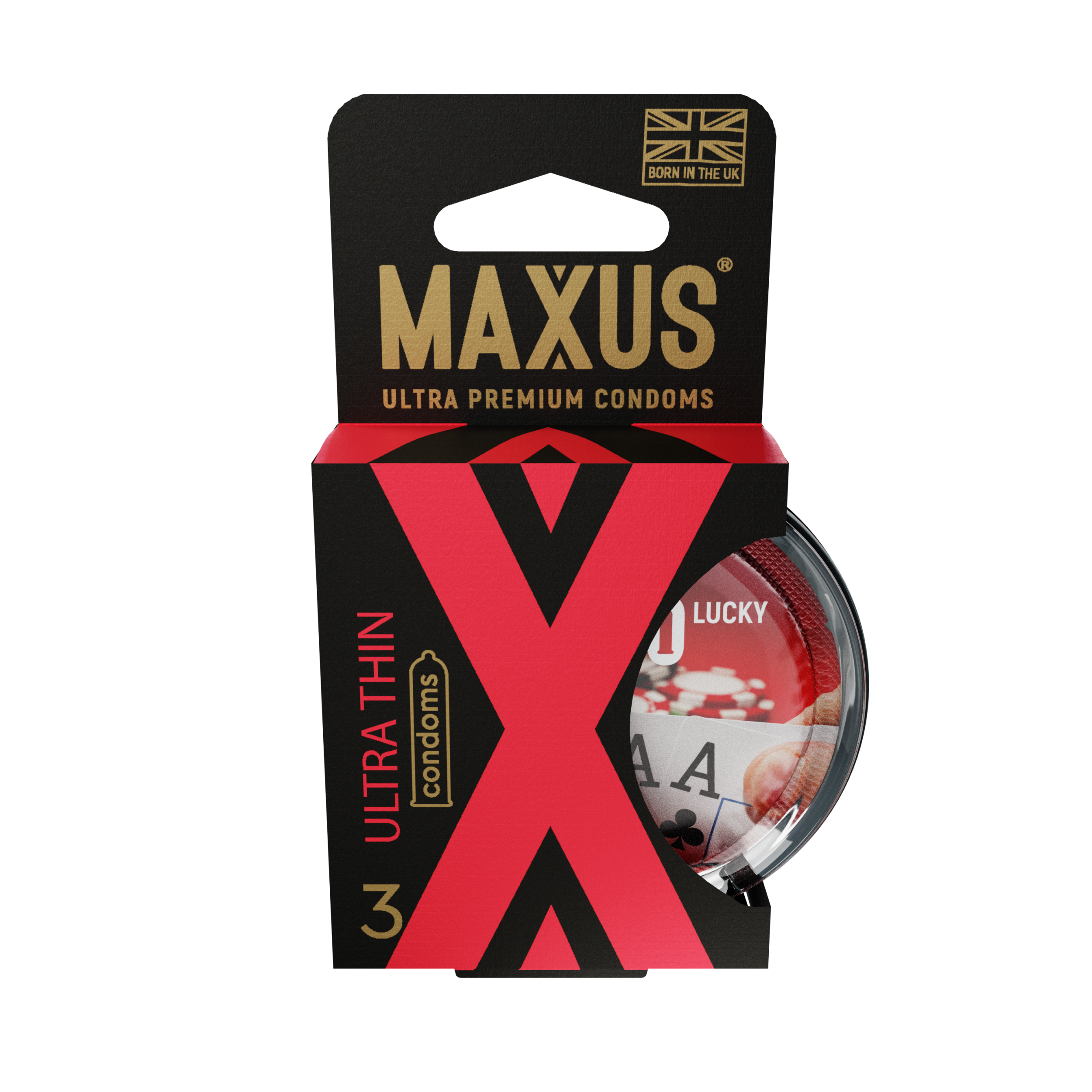 Презервативы MAXUS Ultra thin №3 в пластиковом кейсе, ультратонкие X-Edition, 3 шт_1