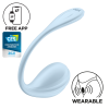 Виброяйцо Satisfyer Smooth Petal, голубой_1