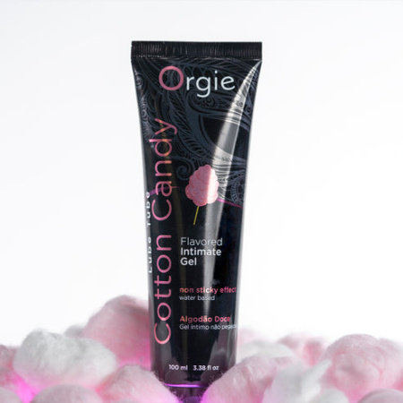 Съедобный интимный гель Orgie Lube Tube Cotton Candy, 100 мл_1