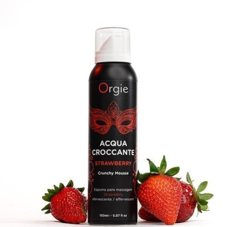 Хрустящая пенка для массажа Orgie Acqua Croccante Strawberry 150 мл_2