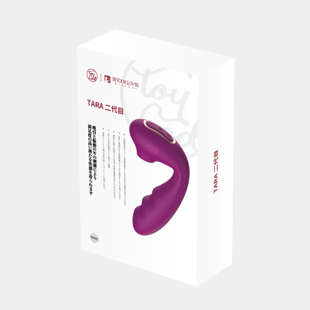 Вакуумный стимулятор BeYourLover Tara с LED-дисплеем и двойным нагревом, фиолетовый_12