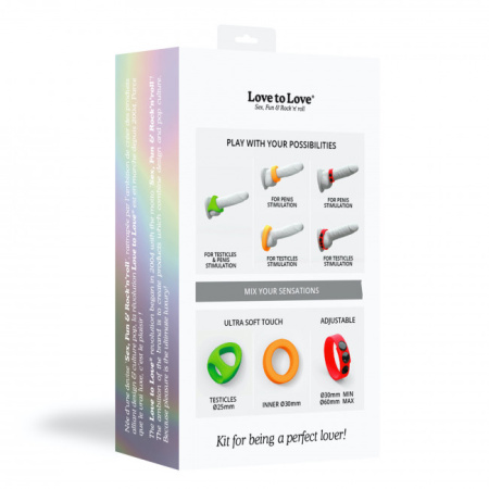 Набор эрекционных колец Love to Love KIT NEON RING, 3 шт_13