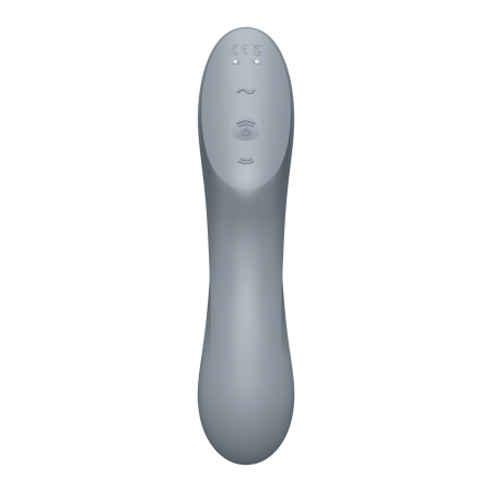 Вакуумно-клиторальный вибромассажер Satisfyer Curvy Trinity 3, серый_4