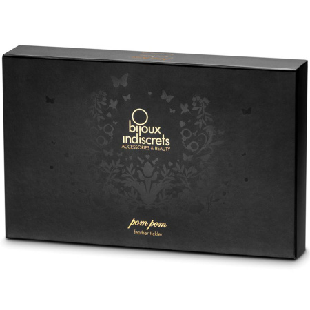 Кисточка перьевая Bijoux Indiscrets Pom Pom - feather tickler, черная_2
