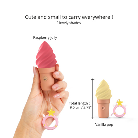 Мини вибратор Love to Love CAND'ICE - RASPBERRY JOLLY_3