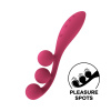 Тройной вибромассажёр Satisfyer Tri Ball 1, красный_1