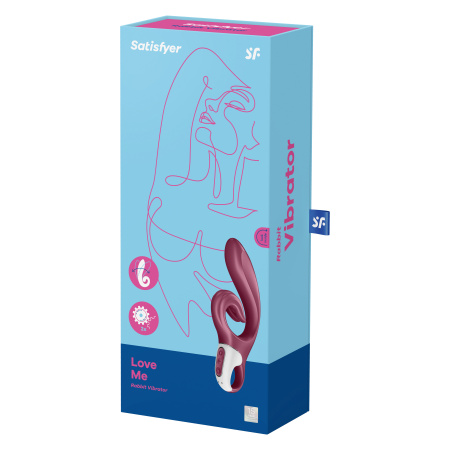 Вибратор-кролик Satisfyer Love me, красный_6