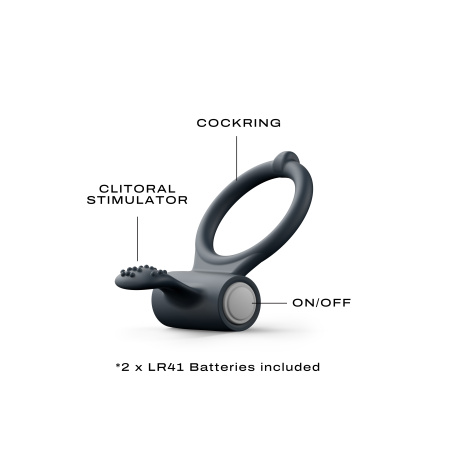 Эрекционное кольцо DORCEL POWER CLIT BLACK_2