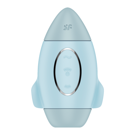 Вакуумный стимулятор клитора Satisfyer Mission Control, голубой_3