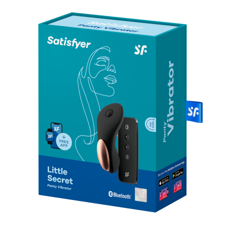 Бесшумный вибромассажер в трусики с пультом и приложением Satisfyer Little Secret_7