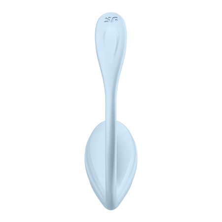 Виброяйцо Satisfyer Smooth Petal, голубой_6