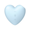 Вакуумно-волновой стимулятор с вибрацией Satisfyer Cutie Heart, голубой_5