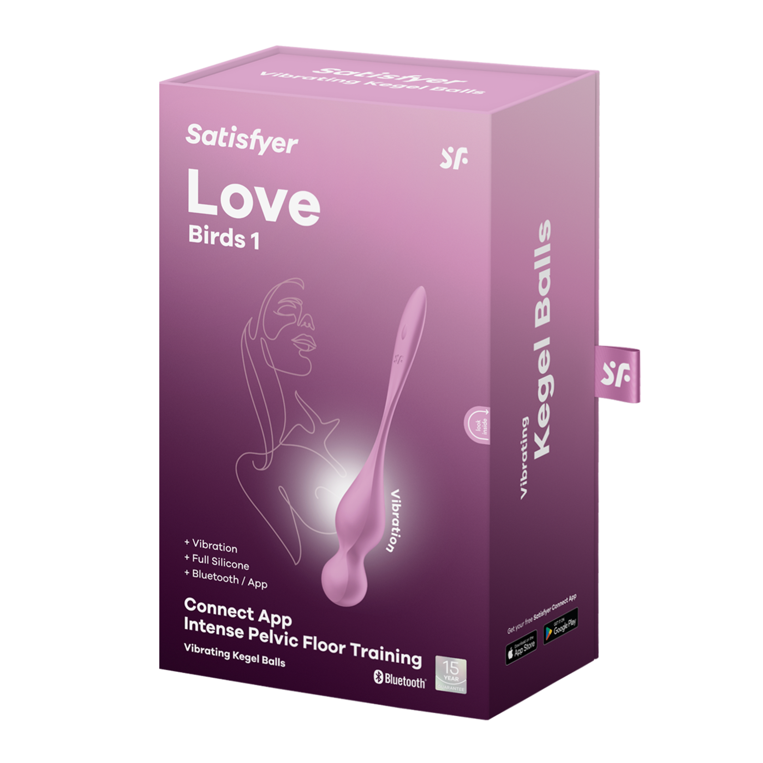 Вагинальные шарики Satisfyer Love Birds 1, розовый_2