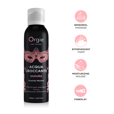 Хрустящая пенка для массажа Orgie Acqua Croccante Sakura 150 мл_1