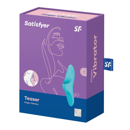 Бесшумный вибромассажер Satisfyer Teaser, нежно-голубой_1