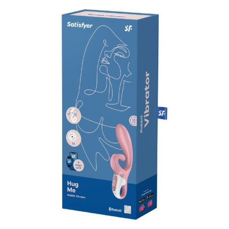 Вибратор-кролик Satisfyer Hug me, розовый_6