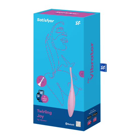 Перезаряжаемый точечный вибромассажер Satisfyer Twirling Joy, розовый_6