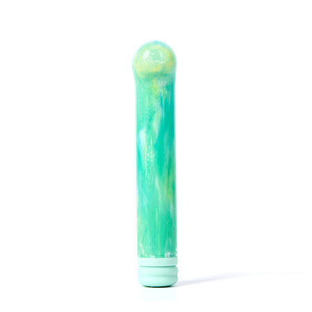 Компактный вибратор из стекла BeYourLover Magic Cane, зеленый_5