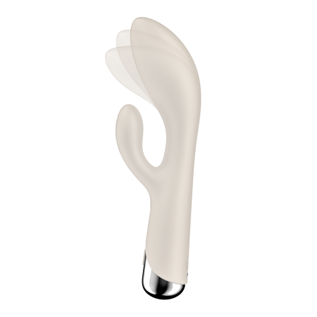 Вибратор кролик Satisfyer Spinning Rabbit 1, бежевый_3