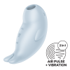 Вакуумный стимулятор клитора Satisfyer Seal you soon, голубой_1
