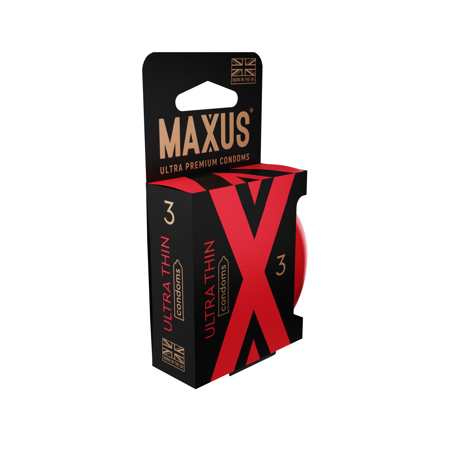 Презервативы MAXUS Ultra Thin №3 с железным кейсом, ультратонкие X-Edition, 3 шт_2