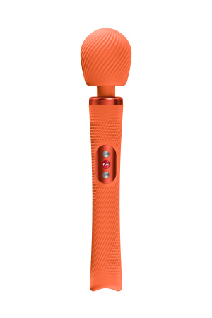 Вибромассажер Fun Factory VIM VIBRATING WAND, силикон, оранжевый, 31,3 см_3